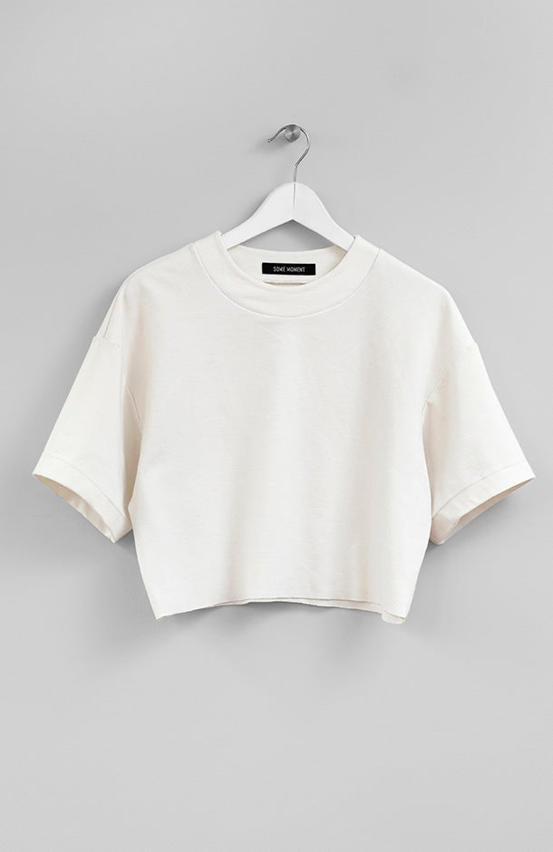 CROPPED TEE IVORY